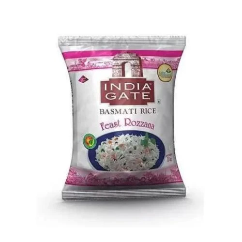 INDIA GATE BASMATI RICE FEAST ROZZANA 1KG Basmati Rice