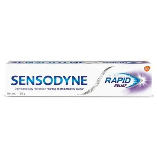 Sensodyne Rapid Relief Long Lasting Protection For Sensitive Teeth Toothpaste 80