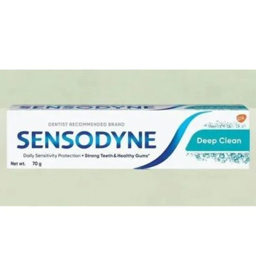 Sensodyne Toothpaste Deep Clean, Sensitive Tooth Paste For Advanced Cleaning And