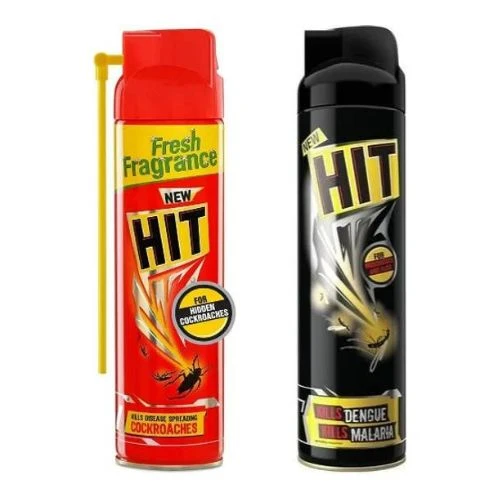 Hit Kills Disease Spreading Cockroaches 400 ml & Flying Insect Killer 400 ml Com