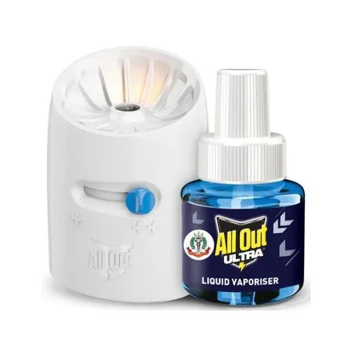 All Out Ultra Liquid Vaporizer Machine + Refill, Kills Dengue, Malaria & Chikung